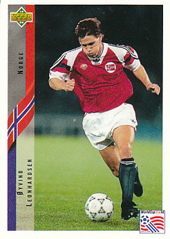 Oyvind Leonhardsen Norway Upper Deck World Cup 1994 Eng/Ita #100